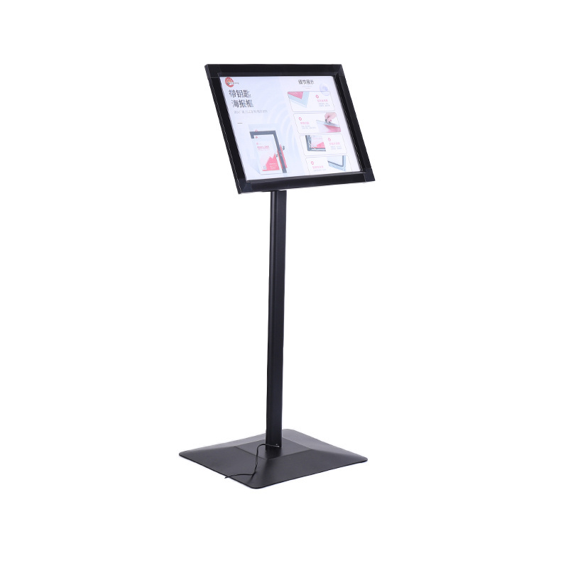 Free Standing Lighted Sign Holder Led Menu Display Heavy Duty Slide in Poster Stand