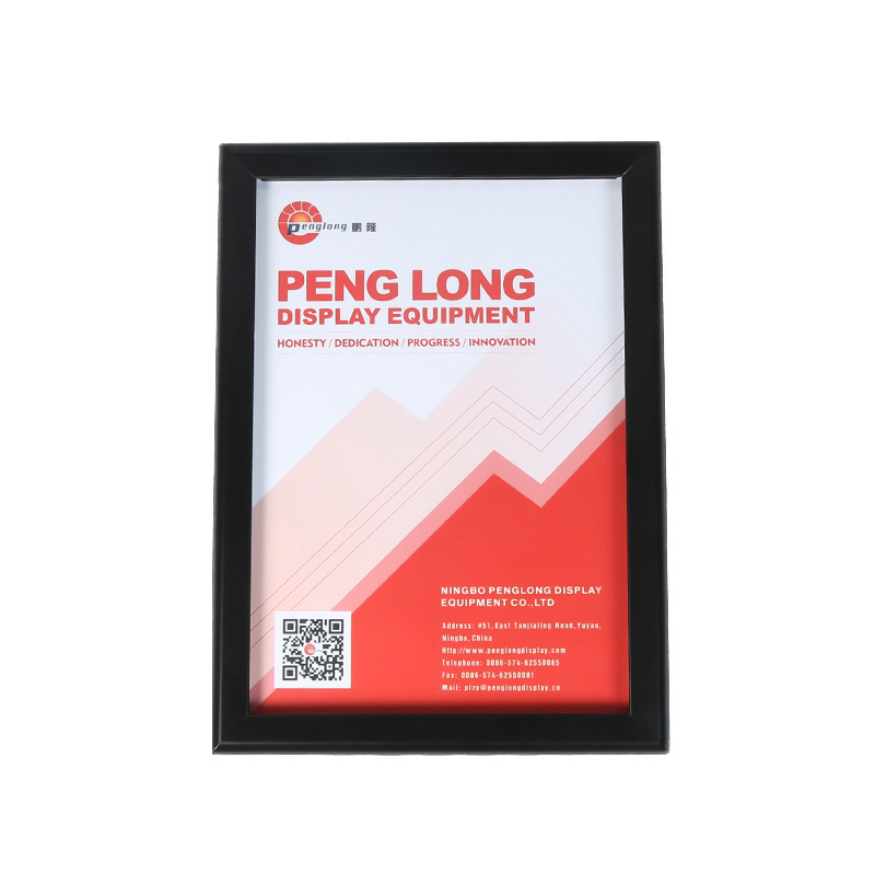 B2 Snap Frame 32MM Black Aluminum Poster Frame