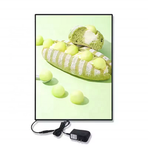 Plug-in LED Light Box picture Frame Display for Advertising, coffee shop menu and Poster Frame