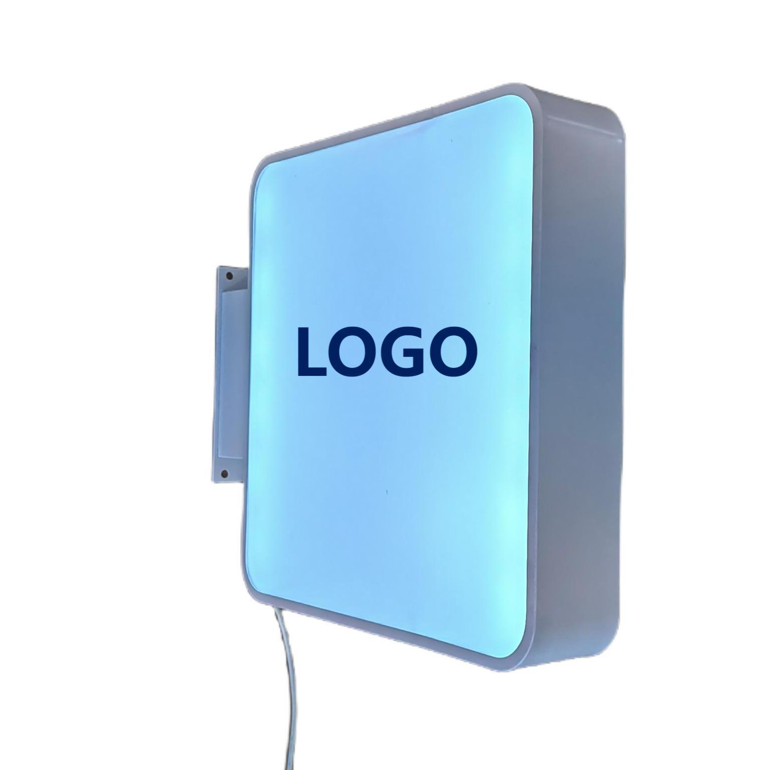 brand display double sided outdoor square acrylic LED light box