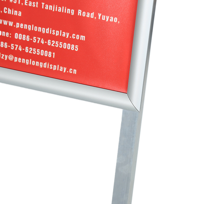 Double side sidewalk sign advertising outdoor portable poster display A frame stand A1 A2