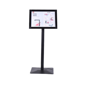 Free Standing Lighted Sign Holder Led Menu Display Heavy Duty Slide in Poster Stand