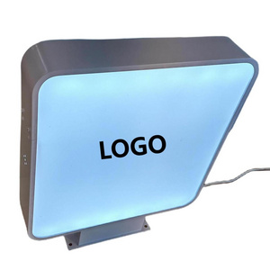 brand display double sided outdoor square acrylic LED light box