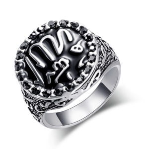 Cross-border Arab Muslim Muslim ring men and women fashion retro Allah ring