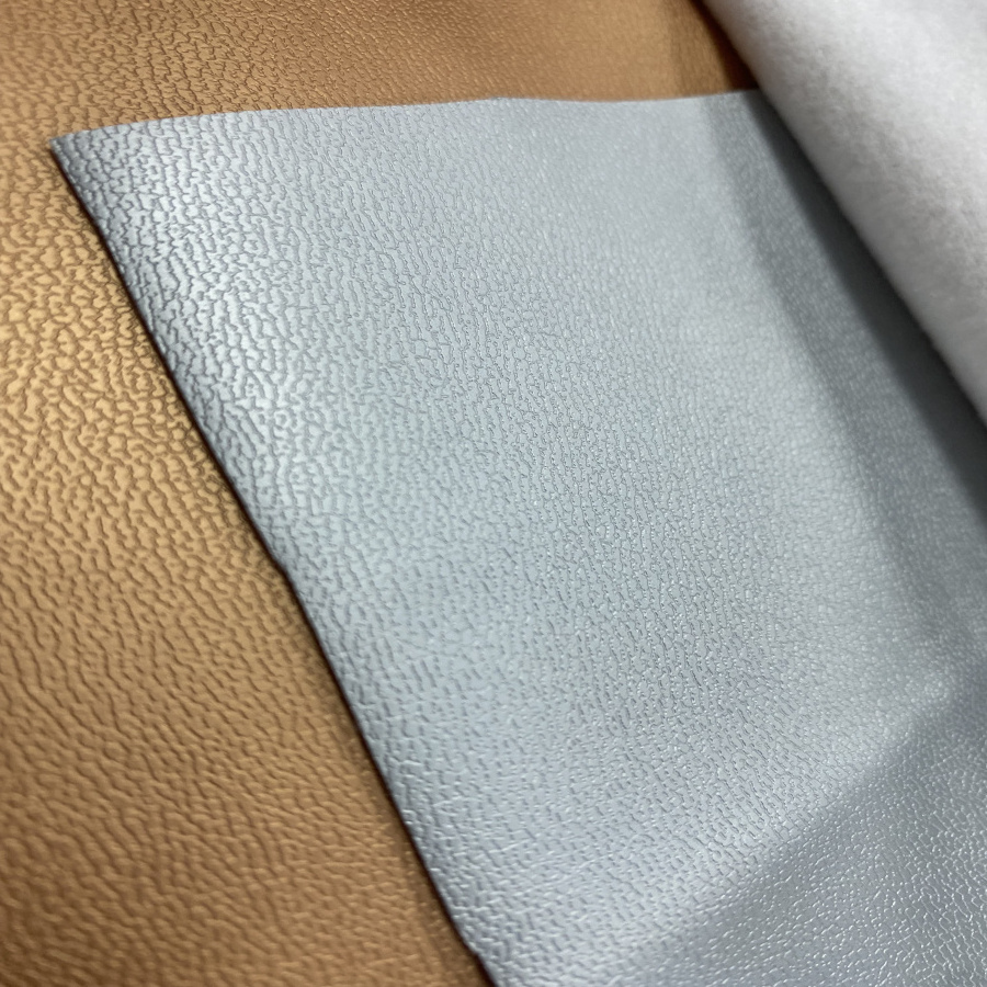 Pebble Metallic PU leather fabric for shoes and bags Synthetic silver golden shiny synthetic faux leather pants fabric