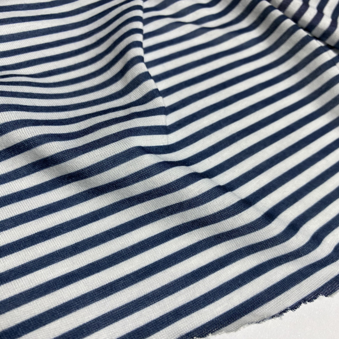 black and white stripes fabric printing interlock fabric/crinkled interlock stripe sheer knit fabric