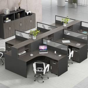 Modern Workspace 4 6 8 10 Person Staff Office Workstation Partition Desk Cubicle Modular Office Workstation