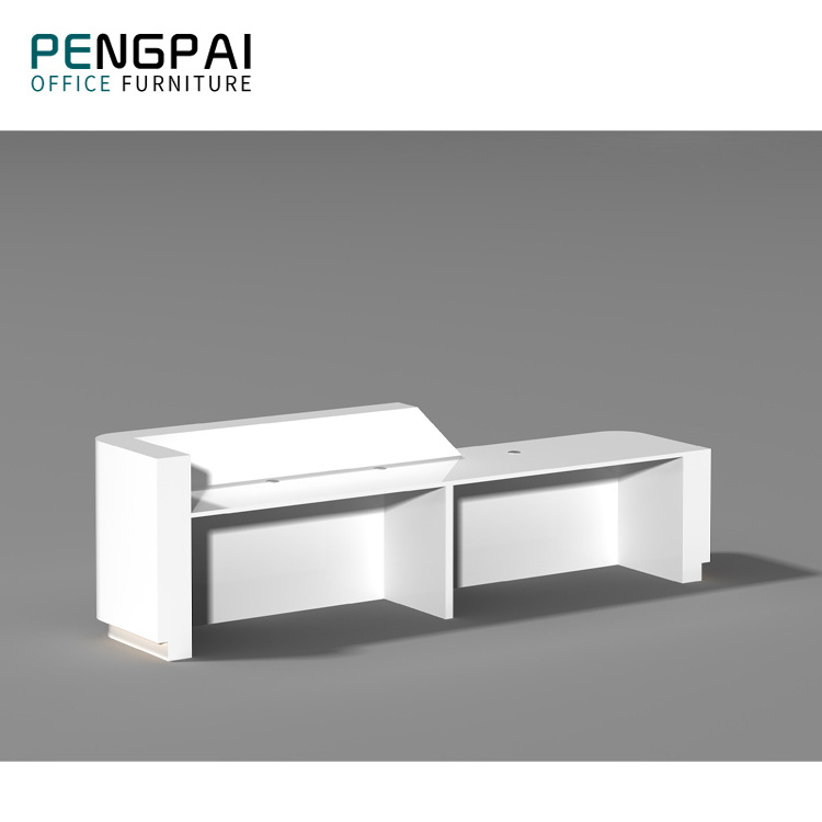 Reception counter front desk counter modern gym front desk table service station hotel front reception desk furniture