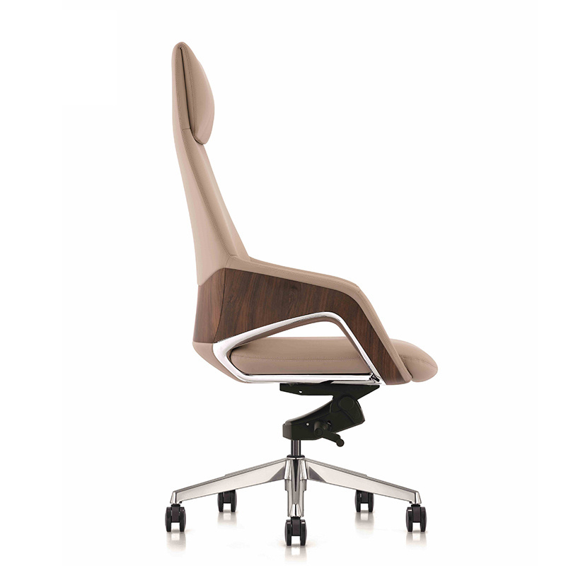 Luxury Ergonomic Swivel Manager Executive Genuine Synthetic Leather Office Chairs