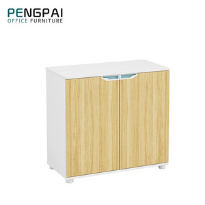 PENGPAI low office drawer cabinet small parts storage  cabinet design wooden credenza modern