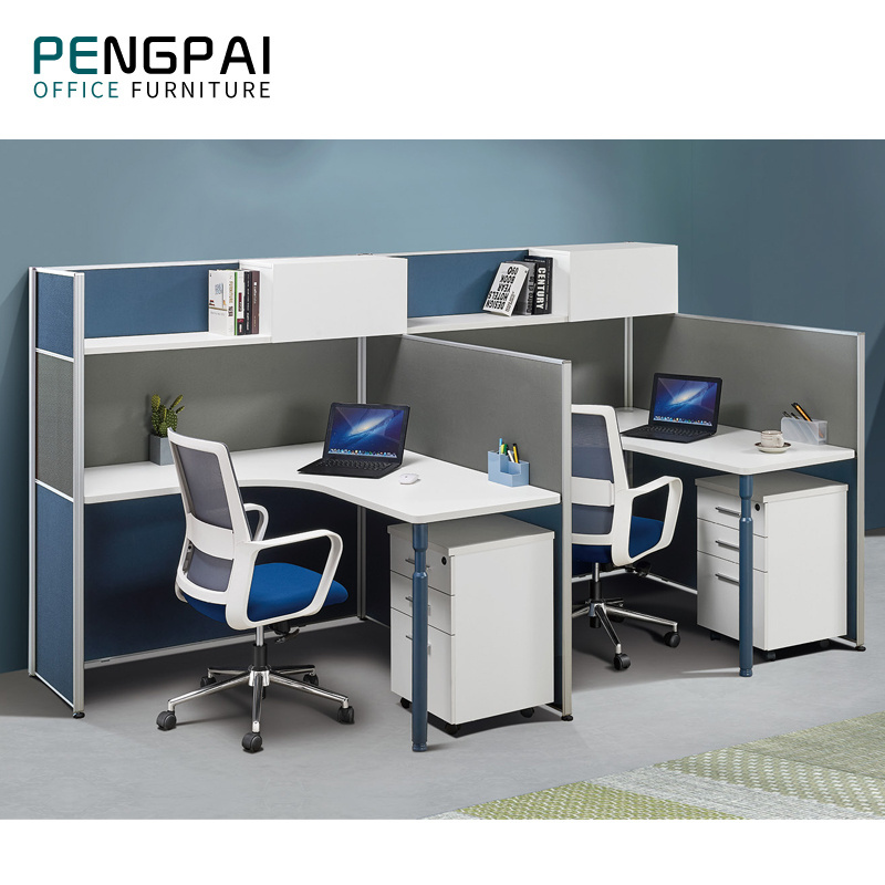 Project office partitions call center modular work station desk with shelf