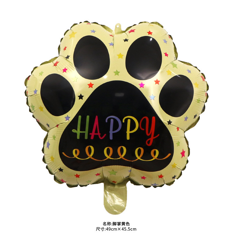 New Arrival Inflatable Dog Balloon Pet Dog Cat Paw Claw Corgi Husky Animal Foil Balloon Birthday Dog Balloon Decoration