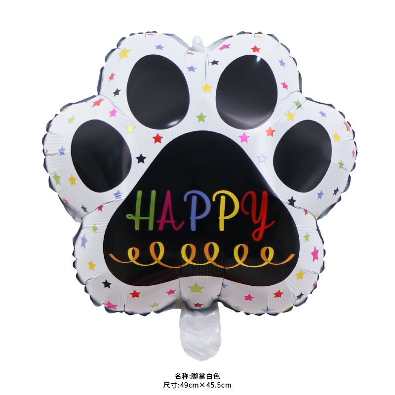 New Arrival Inflatable Dog Balloon Pet Dog Cat Paw Claw Corgi Husky Animal Foil Balloon Birthday Dog Balloon Decoration