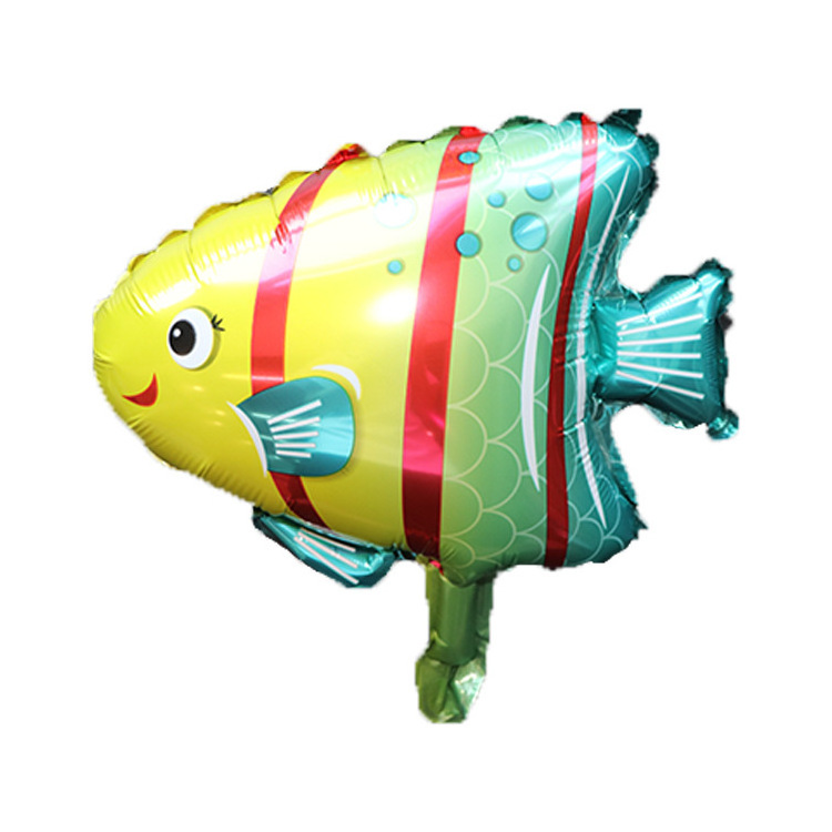 Inflatable Mini Foil Balloon Mylar Balloon Sea Animal Dolphin Balloons For Kids Happy Birthday Party Decoration