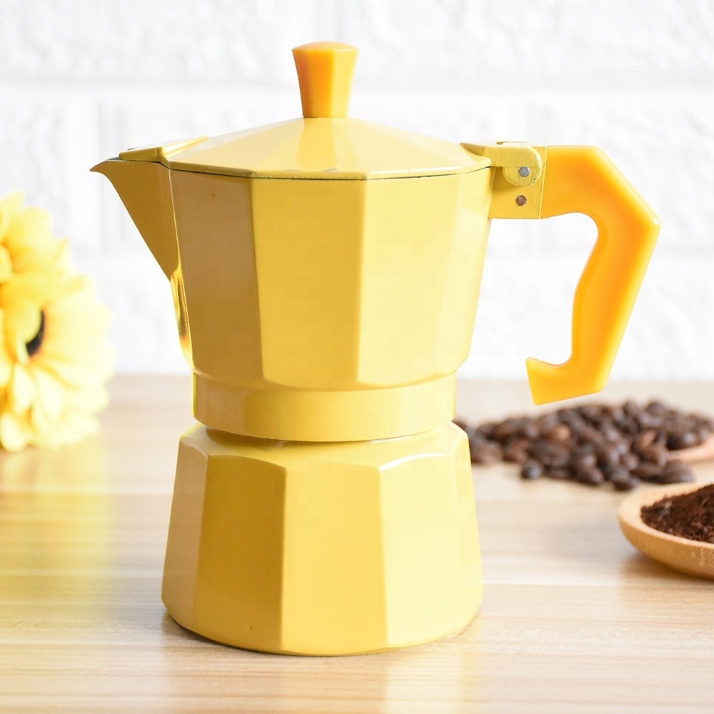 Colored Coffee Moka Pot Espresso Maker