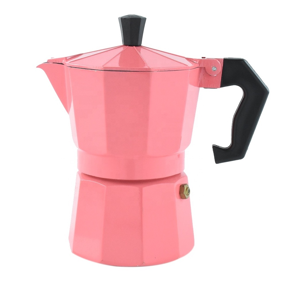 1/2/3/6/9/12 Cups Aluminum Espresso Coffee Maker Latte Percolator Stove Top Moka Pot