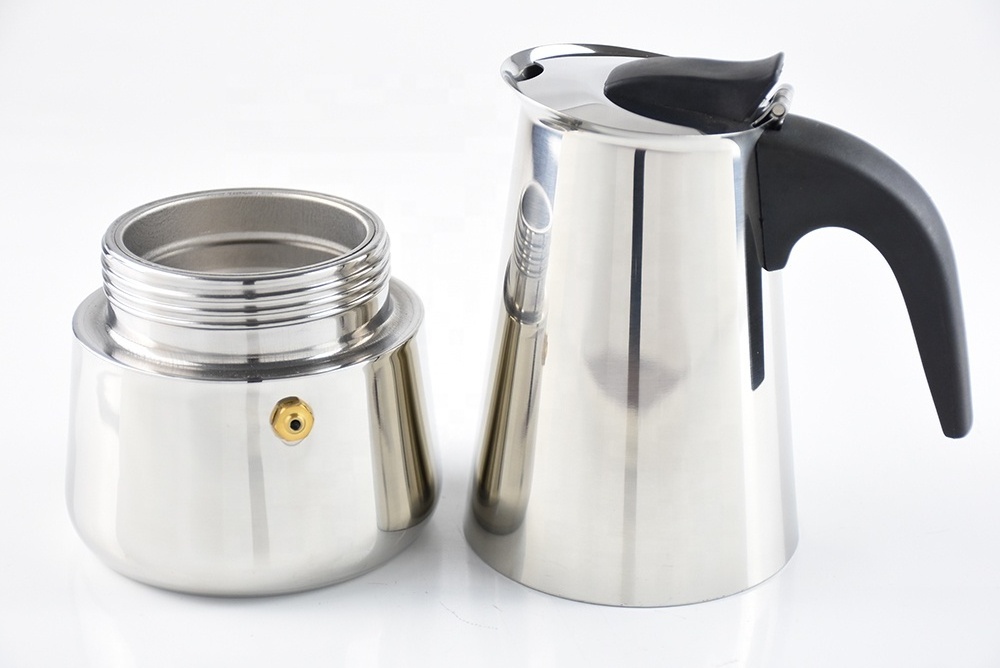 Stainless Steel Italian Stovetop Espresso Latte Coffee Maker Moka Percolator Pot