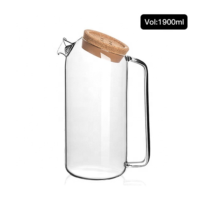 Coffee pot water filter Large Capacity Hand Craft Borosilicate Glass Tea Steeper Brewing Tea coffee fruits Art Clear Glass