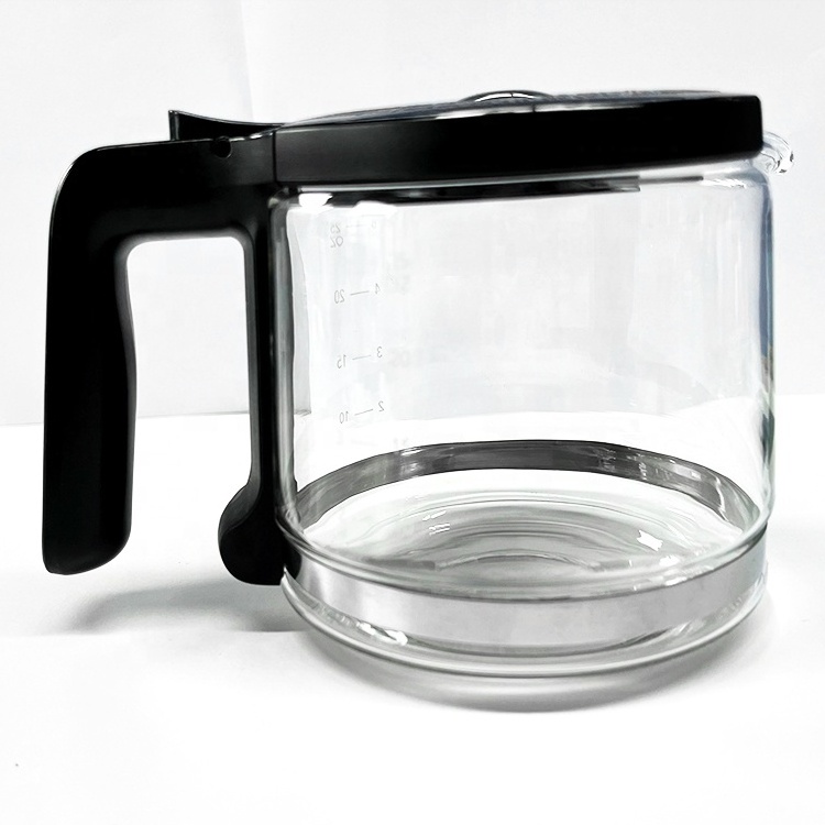 Factory wholesale glass coffee pot 5-cup for Mr. Coffee Hand Drip Coffee Making 750ml borosilicate glass pot Replacement oem