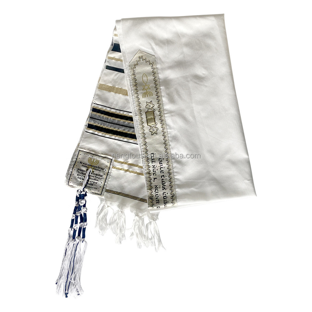 Large Polyester keffiyeh arab scarf 52x180cm arabic scarf for men talit jewish prayer shawl from israel Muslim Israeli Kosher