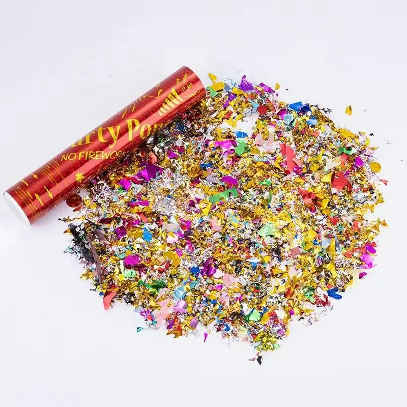 Wholesale 30cm Wedding Birthday Party Biodegradable fireworks Colorful Confetti Poppers