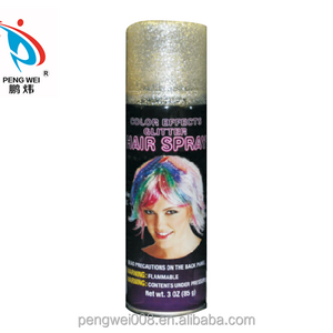 popular party supply 200ML glitter hair spray/colorful hair spray