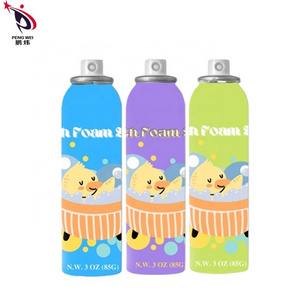 Multi-color Scented Harmless Practical Baby Kids Bath Mousse Bubble Bath Foam Spray