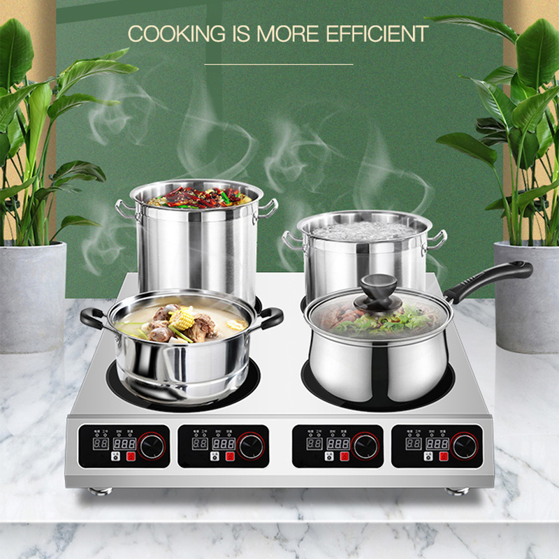 Hot Selling Quality 1 heating plate indection cooktop table portable commercial 4 Burner electric induction cooker stove