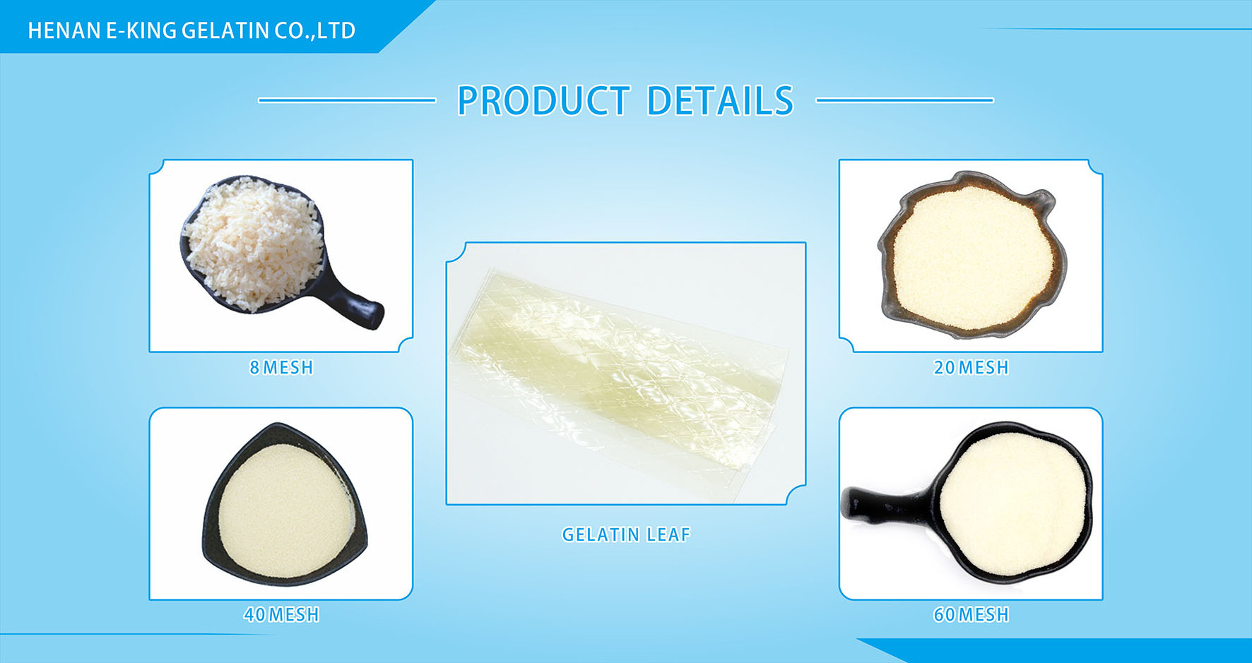 Additive Thickener Cattle Bone Glue Food Grade Halal Organic Edible Leaf Gelatin Sheet Powder 120-300 bloom