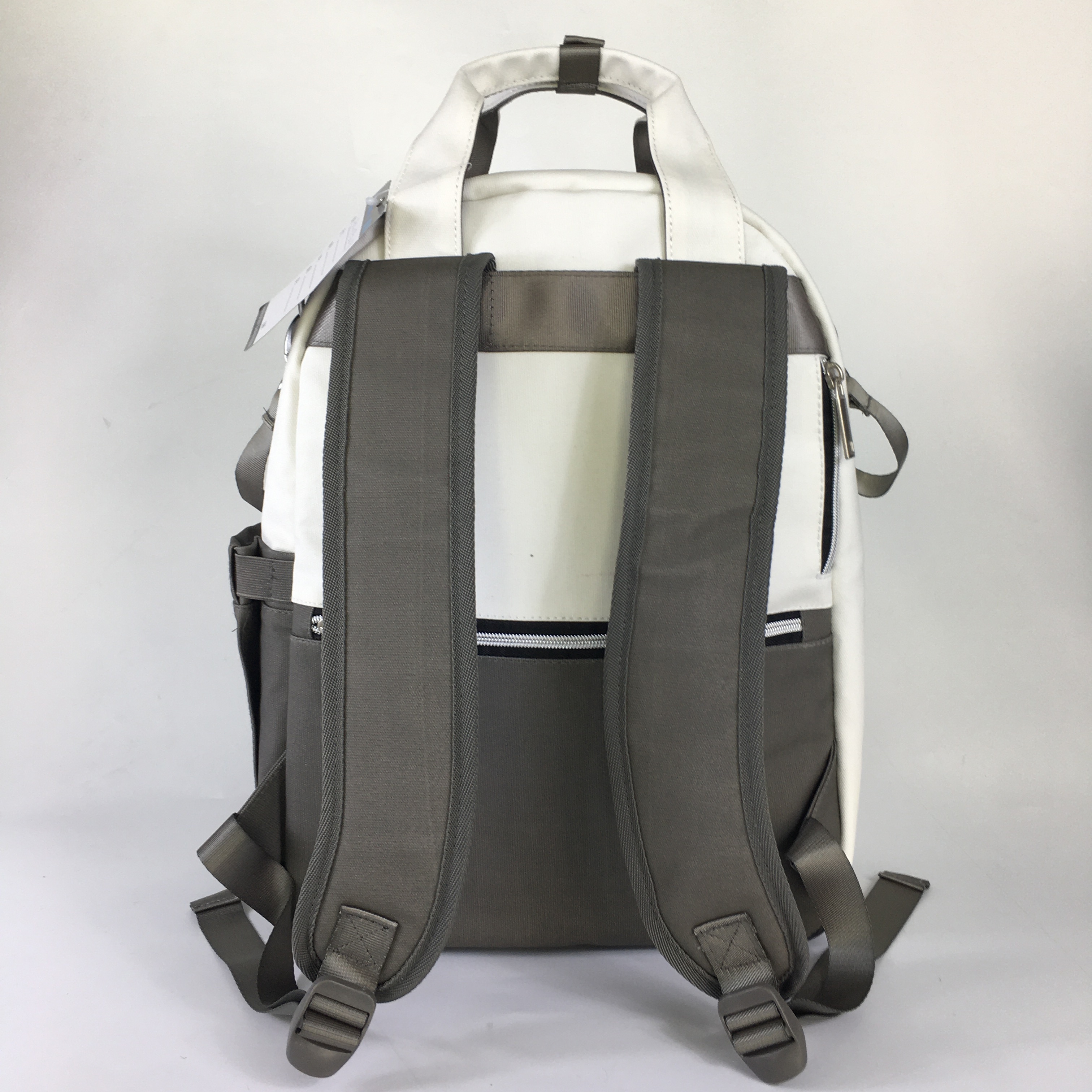 Grime Shield Coating Canvas Waterproof Diaper Bag Backpack Quality Fashion Wide Open Maternity Baby Nappy Changing Bags