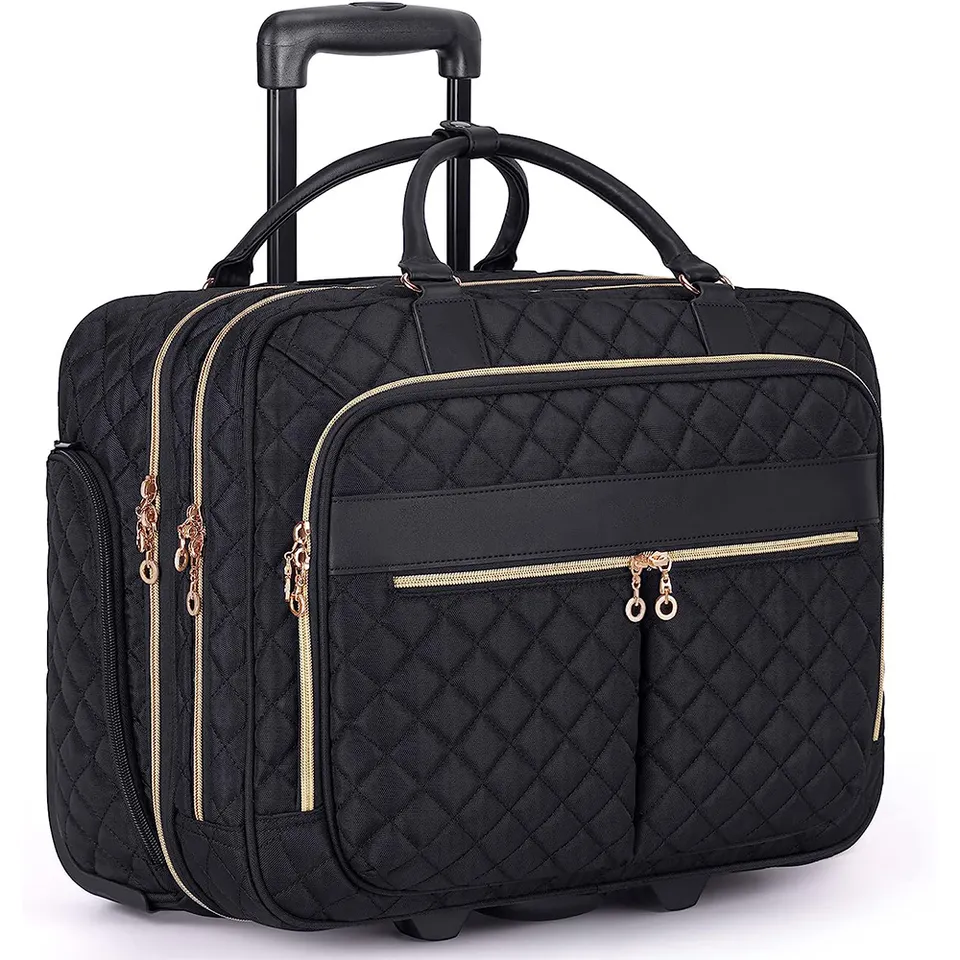 Premium materials duffel bag waterproof oxford fabric luxury carry on travel luggage bags  with wheels