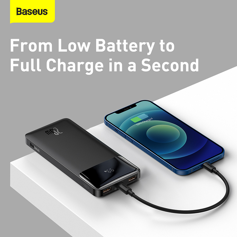 For baseus Bipow Digital Display Power bank PD20W multi-port fast charging power bank