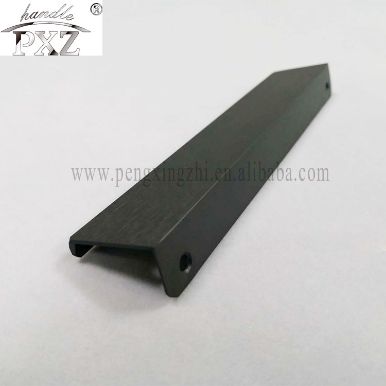 Cabinet extruded aluminum profile furniture concealed handles kitchen cabinet hidden handle