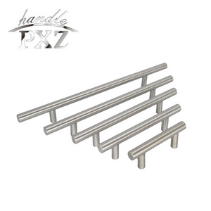 Hot sale stainless steel 201 304 hardware handle display fridge T bar  handles for kitchen cabinet