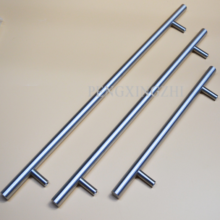 Hot sale stainless steel 201 304 hardware handle display fridge T bar  handles for kitchen cabinet