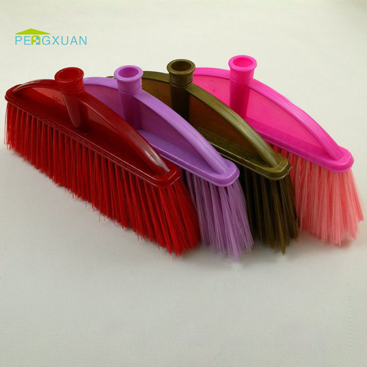 Wholesale Plastic Broom Head Floor Scraper Hair Dust Feather Cleaning Scraping Multifunction Magic Sweeper Broom Head