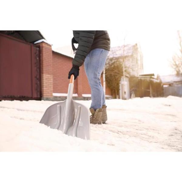 Metal schneeschaufel schneeschaufel schneeschaufel kunststoff heated snow shovel