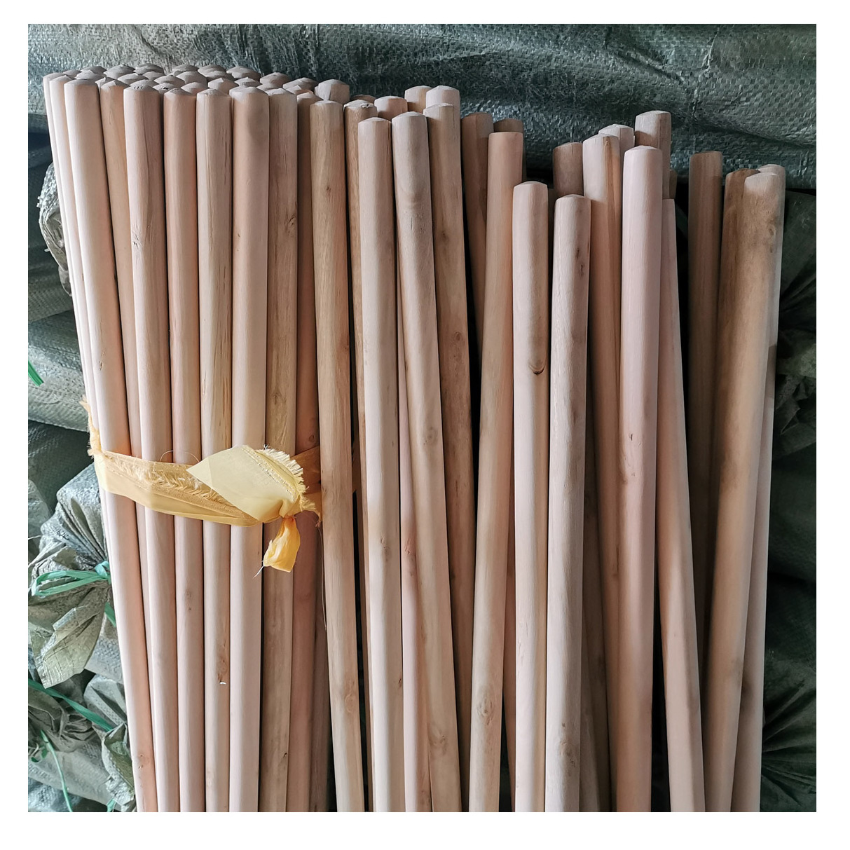 Machine making 20mm 22mm 23mm 25mm diameter brush mop broom wooden stick wooden handle pvc cover long mop/broom handle