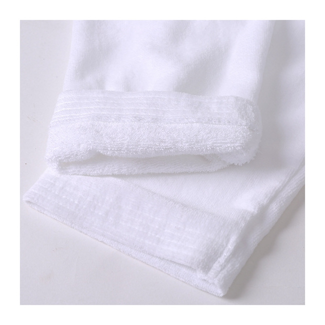 Wholesale market luxury spa robe white bathrobe cotton Hilton Westin hotel Bathrobe