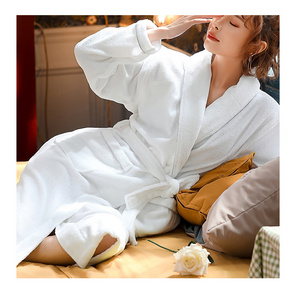 Wholesale market luxury spa robe white bathrobe cotton Hilton Westin hotel Bathrobe