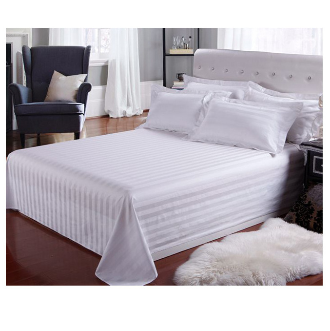 Juego De Sabanas De Algodon 200TC-800TC Hotel Cotton Bed Sheet Sets Factory Wholesale Queen Size White 60 Plain Egyptian Cotton