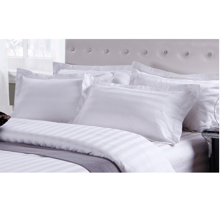 Sublimation blanks pillow cases 300T 100% cotton pillow case linen hotel satin pillow case with logo