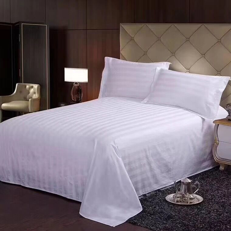 Juego De Sabanas De Algodon 200TC-800TC Hotel Cotton Bed Sheet Sets Factory Wholesale Queen Size White 60 Plain Egyptian Cotton