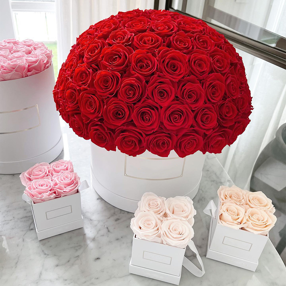 Eternal roses preserved flowers rosas eternas preservadas 2024 decorative rose forever box gift preserved roses