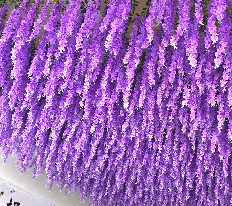 Artificial Flower Wisteria Bulk Artificial Flower For Decoration Wall Artificial Plants And Flowers