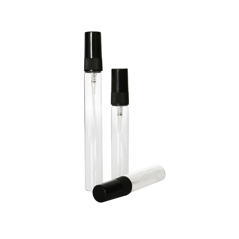 Spot Press Spray Bottle 10Ml Transparent Tube Pulling Bottle Portable Perfume Spray Vial