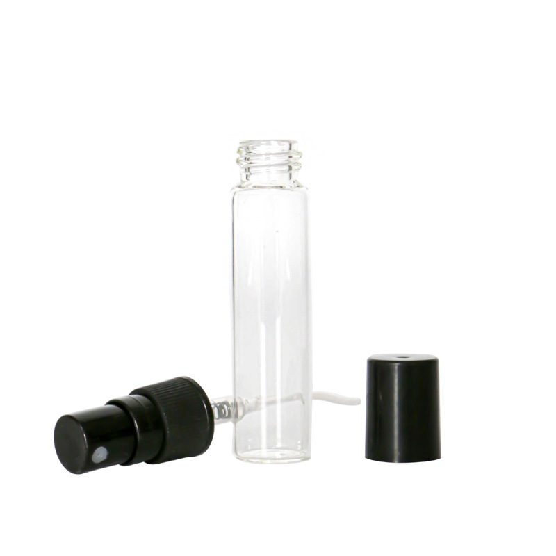 Spot Press Spray Bottle 10Ml Transparent Tube Pulling Bottle Portable Perfume Spray Vial