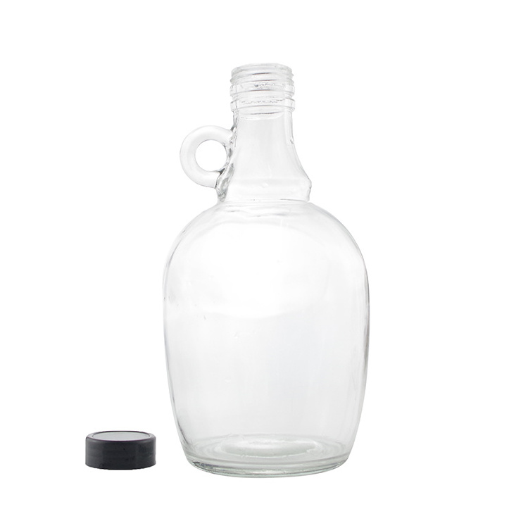 Large 1 Liter 1 Gallon 128oz Water Jar Glass Juice Beverage Dispenser Bottle Beer With Swing Top