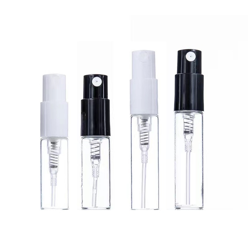 Stock Low MOQ Vials Sample Crimp Glass Tester Sample Spray 2ml 3ml 5ml Perfume Bottle Factory Wholesale