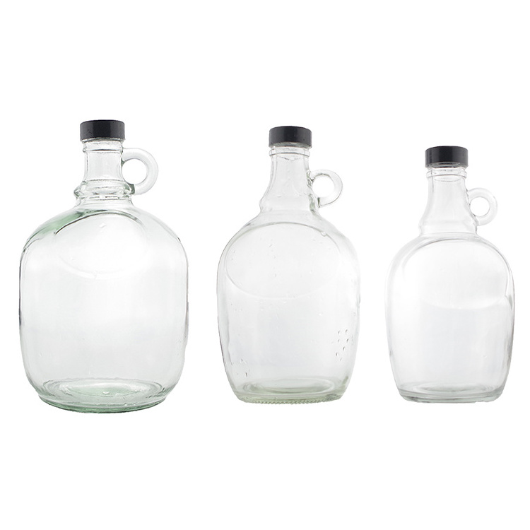 Large 1 Liter 1 Gallon 128oz Water Jar Glass Juice Beverage Dispenser Bottle Beer With Swing Top